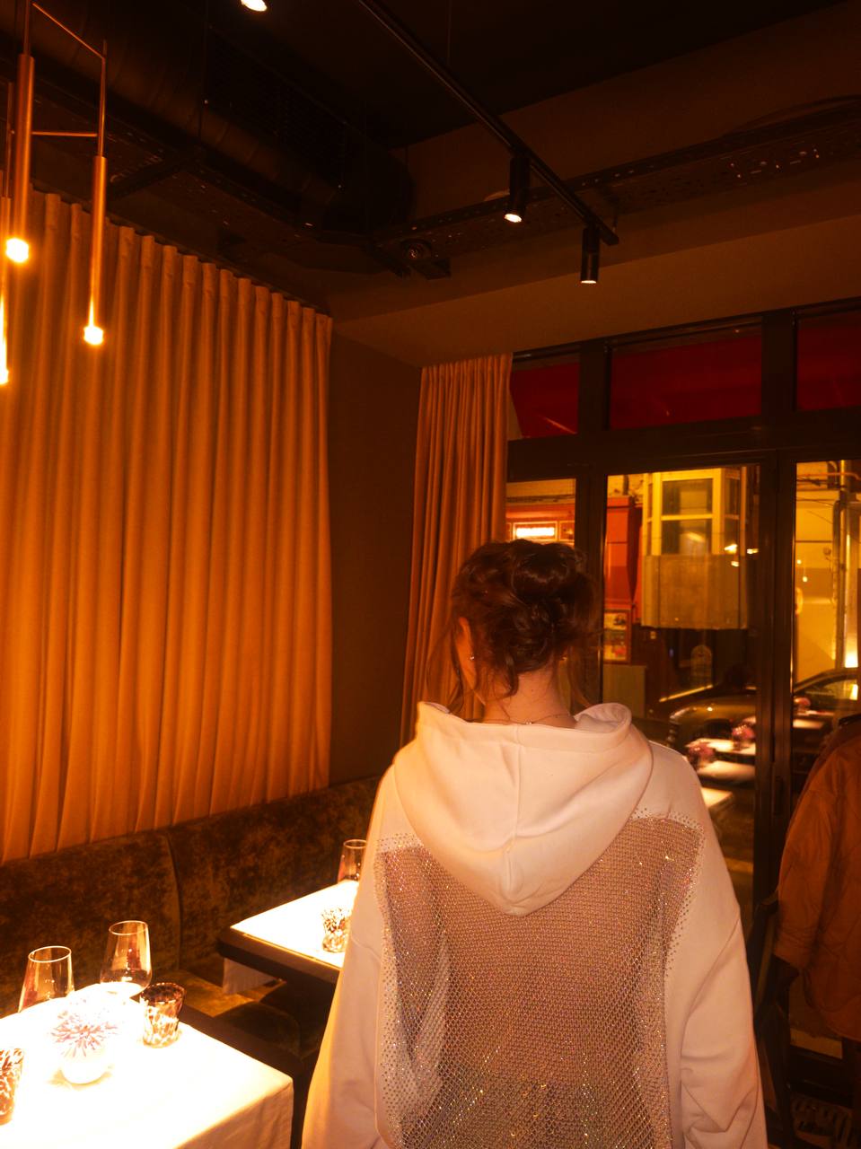 LuxeCrystal™ Reflective Mesh Hoodie