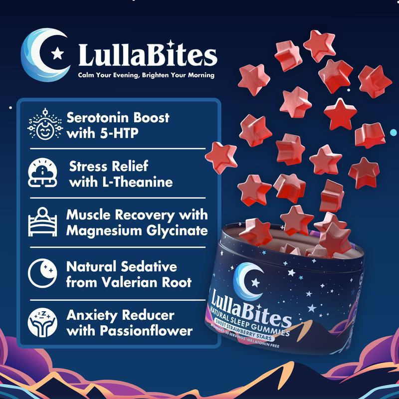 Melatonin Gummies for Natural Sleep Support 60 Capsules